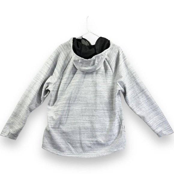 Russell Athletic Men's Size Large Gray Fusion Knit Full Zip Long Sleeve Hoodie - Picture 8 of 8